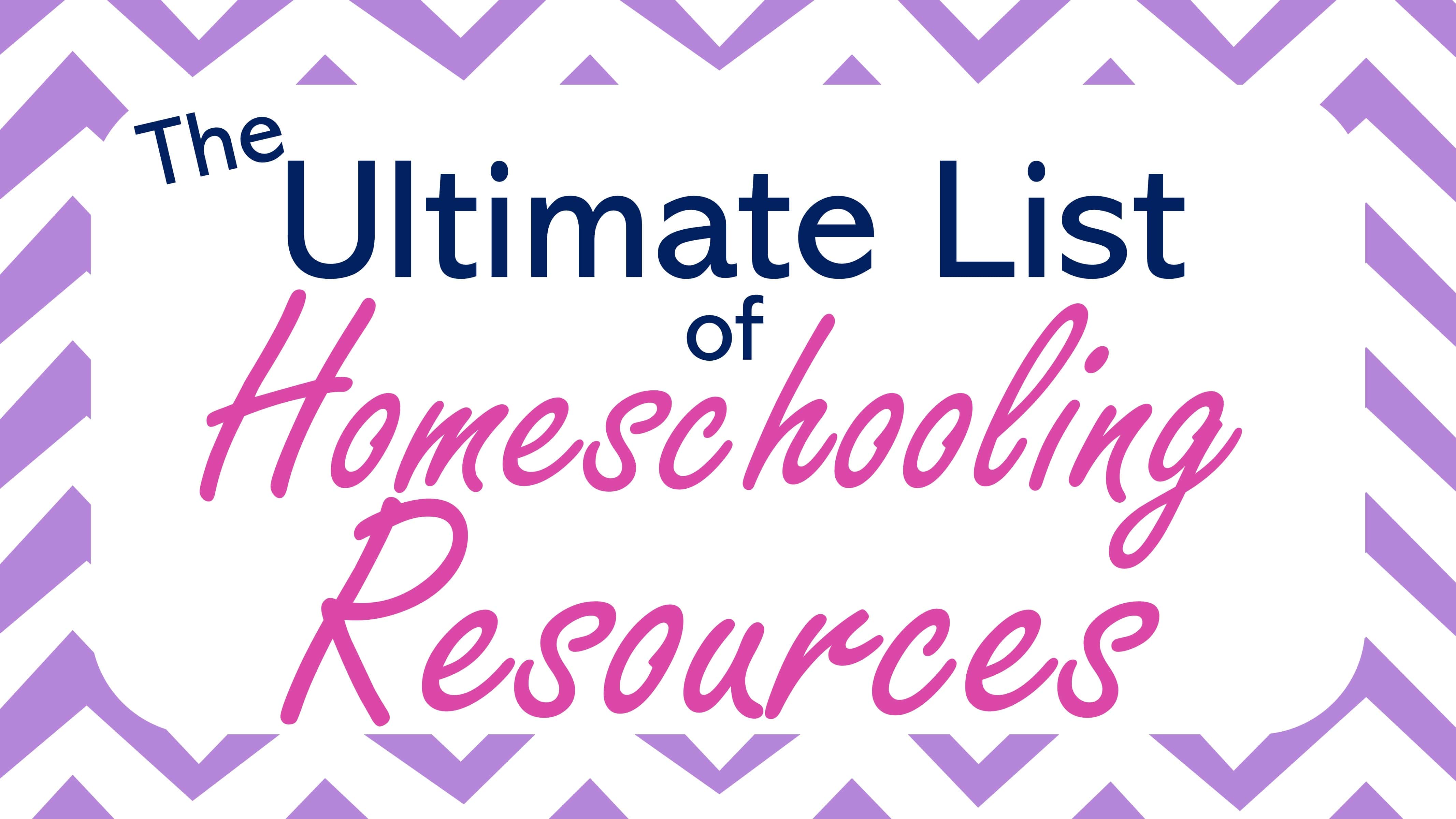 Homeschooling Resources List Button