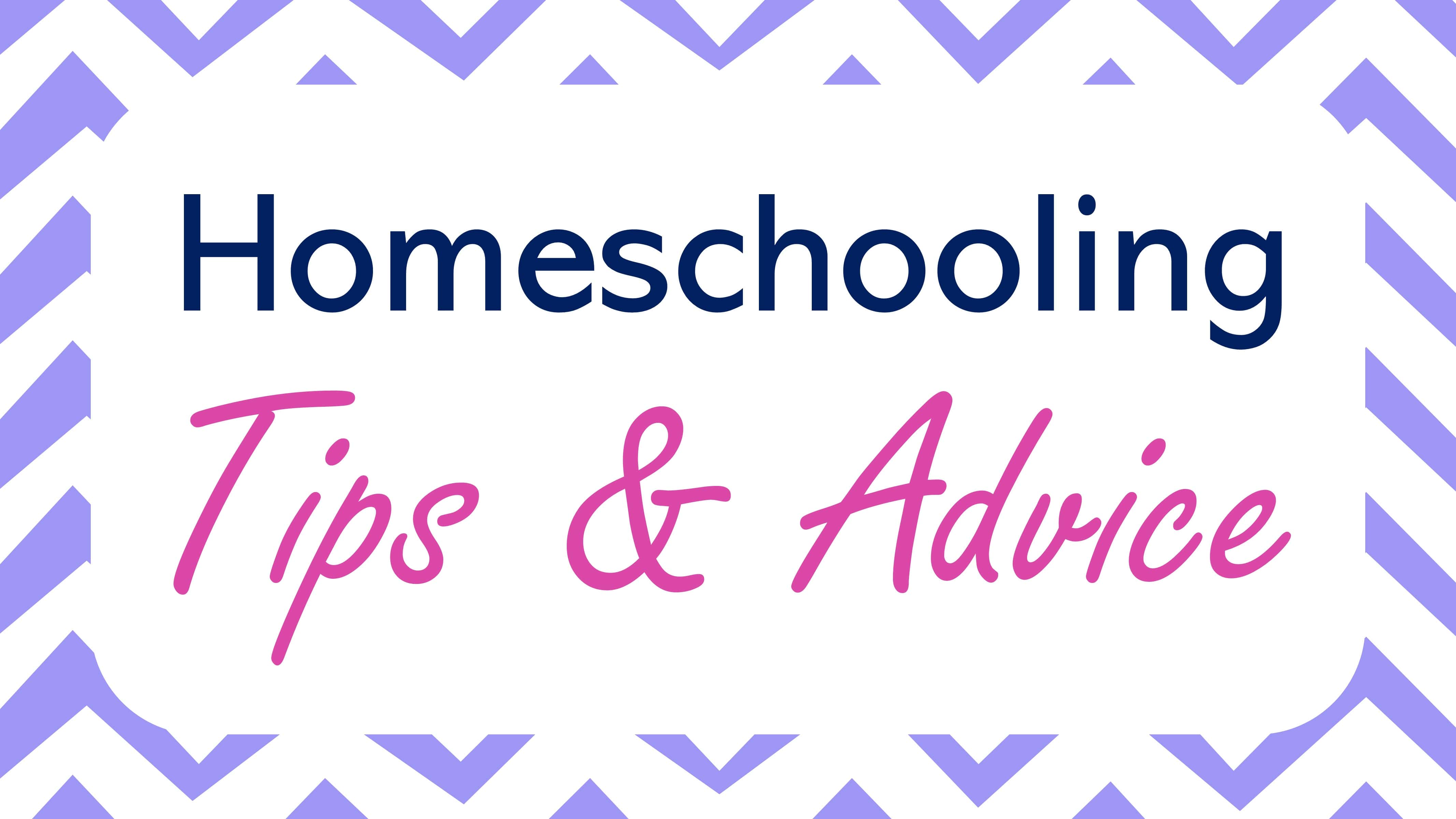 Homeschooling Tips and Advice Button
