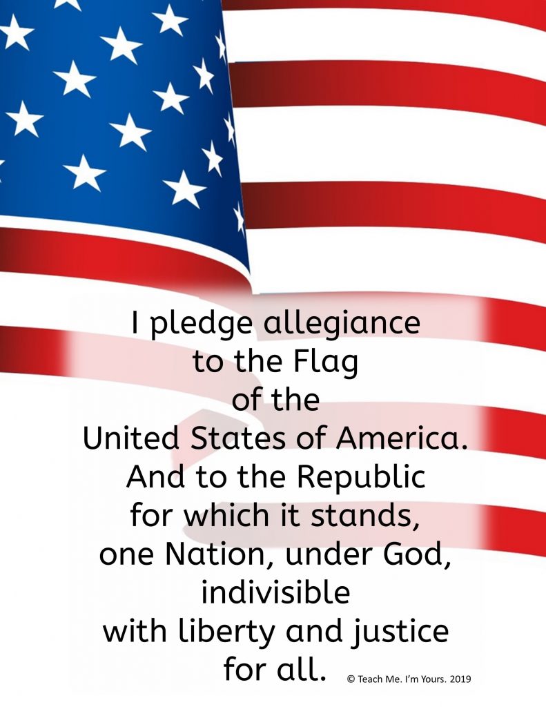 Pledge Of Allegiance For Kids / Pledge Of Allegiance Independence Day